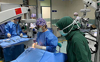 Eye center opens. 30 surgeries in the first day